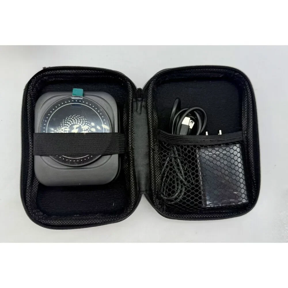 Foldable 3-in-1 Magnetic Wireless Charging Station‎ Black With Carrying Case